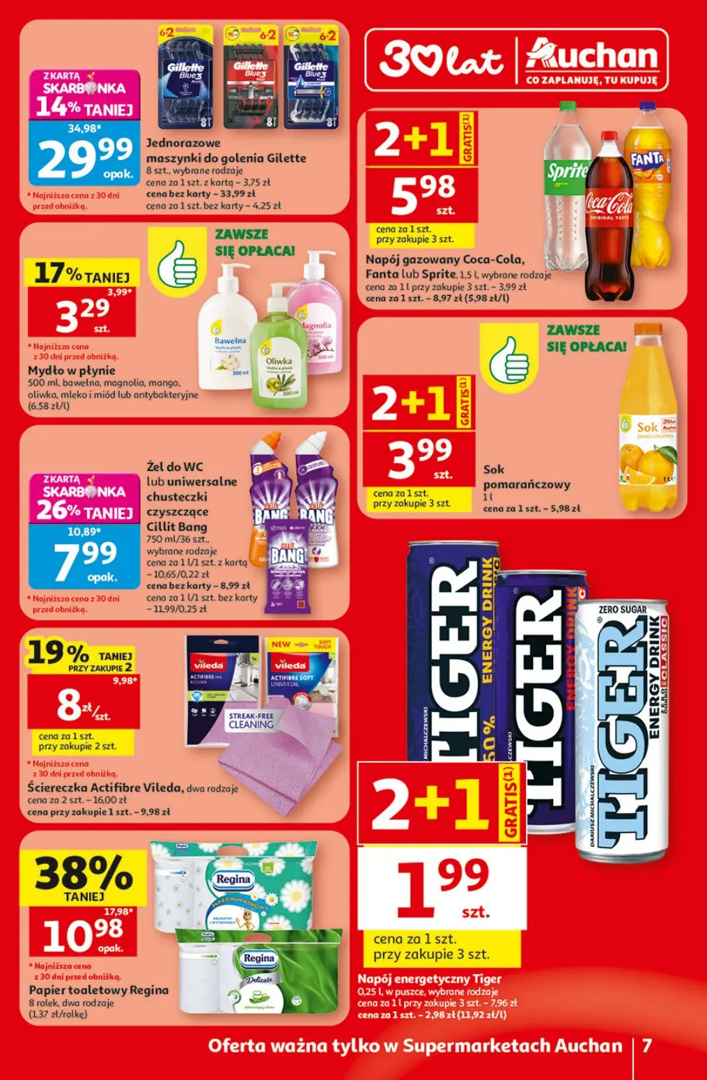 gazetka promocyjna Auchan Supermarket Oszczędni zawsze wypatrzą okazje - Strona 7