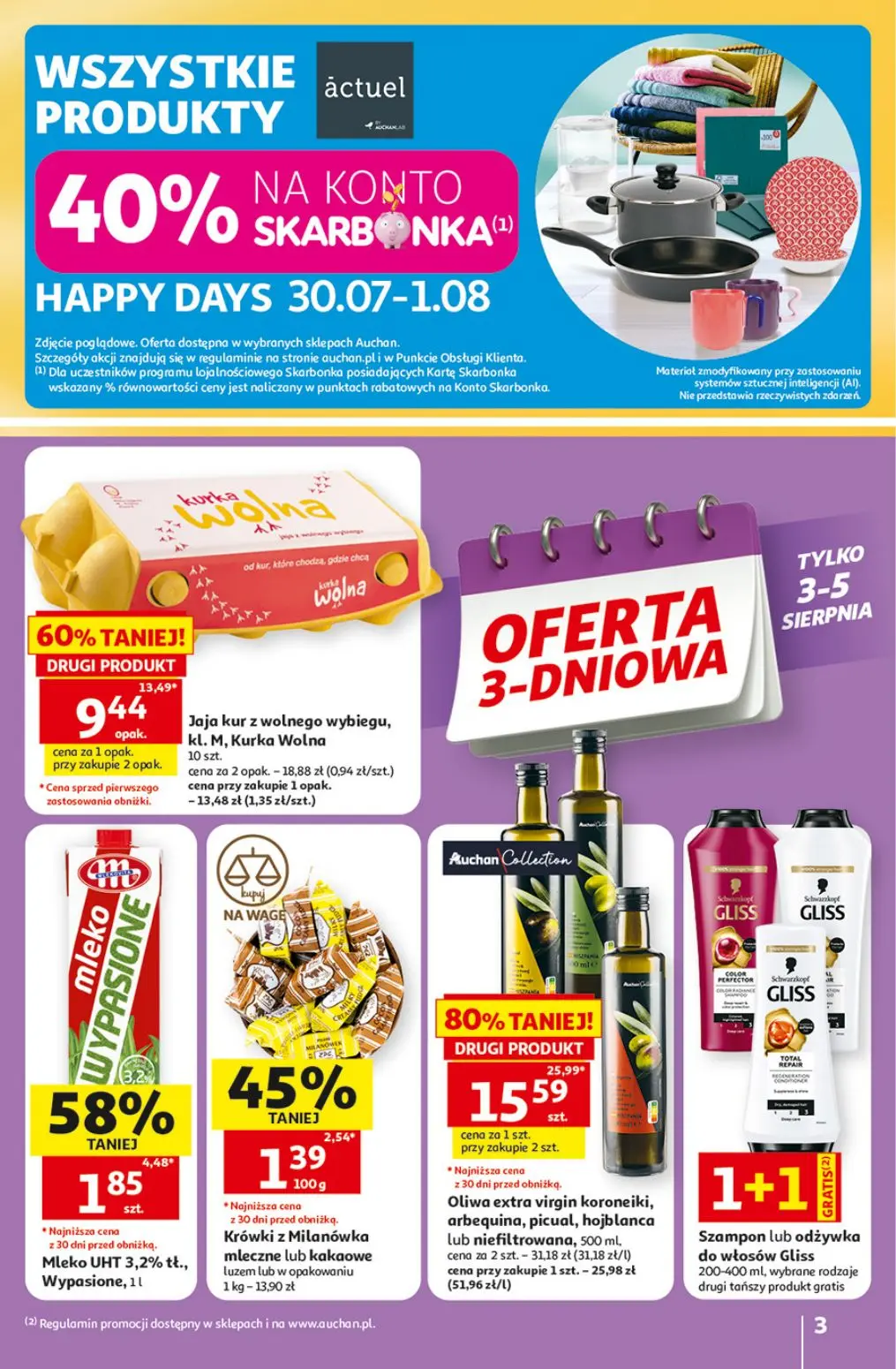 gazetka promocyjna Auchan Oszczędni zawsze wypatrzą okazje - Strona 3