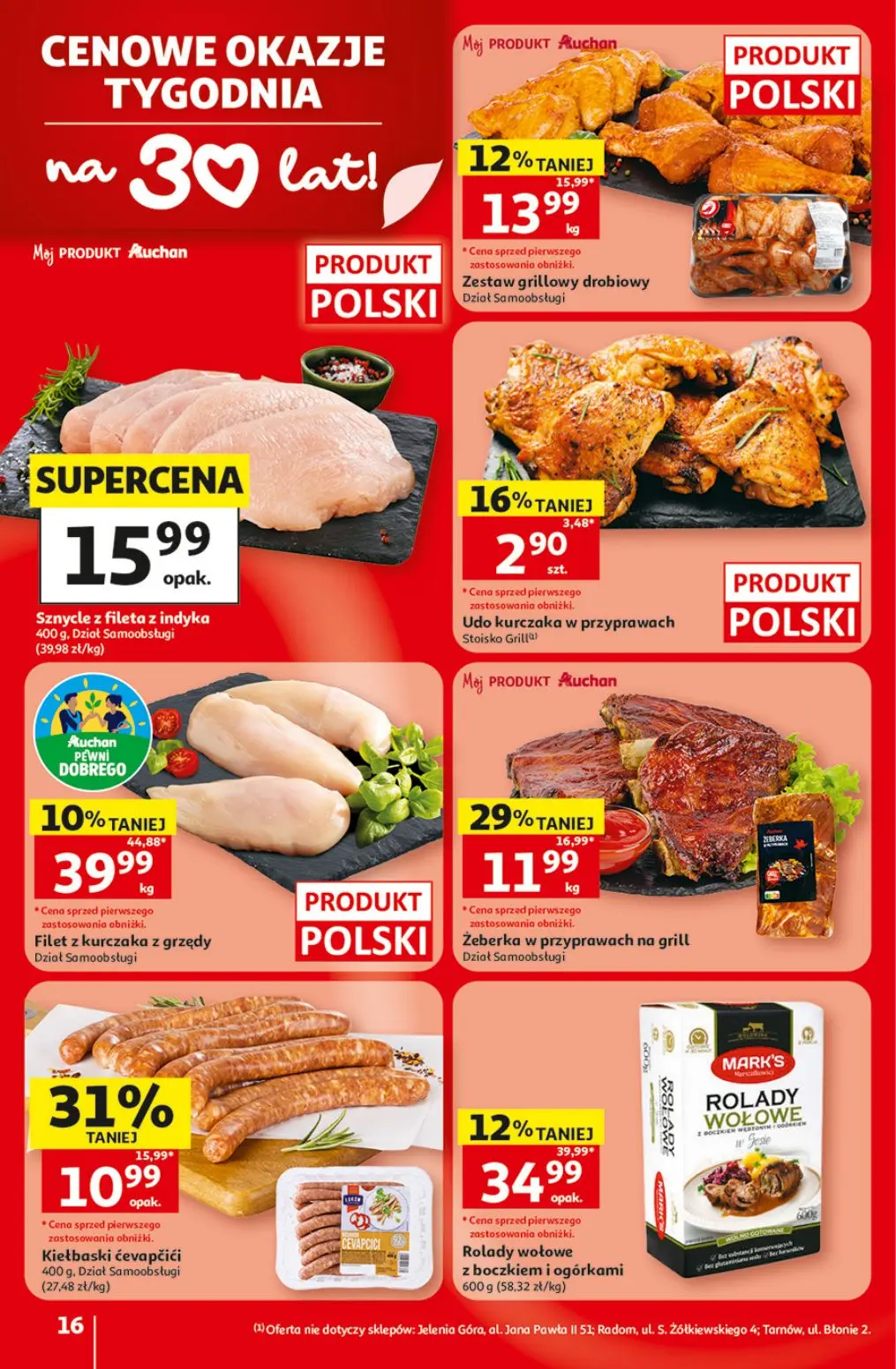 gazetka promocyjna Auchan Oszczędni zawsze wypatrzą okazje - Strona 16