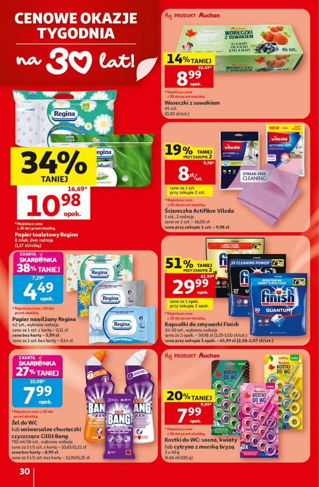 gazetka promocyjna Auchan Oszczędni zawsze wypatrzą okazje - Strona 30