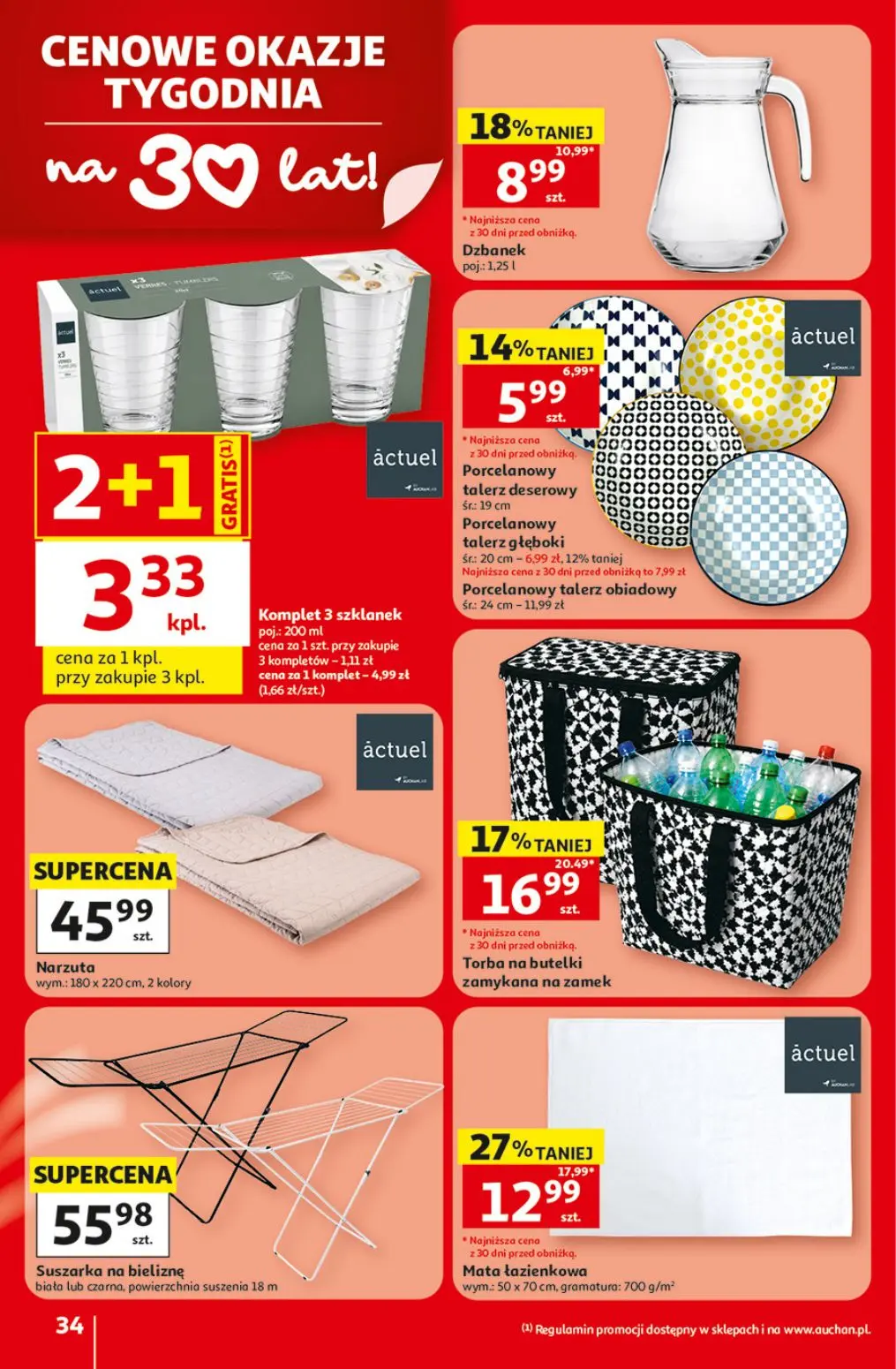 gazetka promocyjna Auchan Oszczędni zawsze wypatrzą okazje - Strona 34