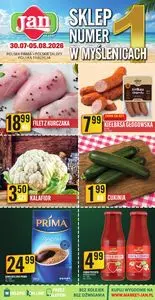 Gazetka promocyjna Jan, ważna od 2026-07-30 do 2026-08-05.