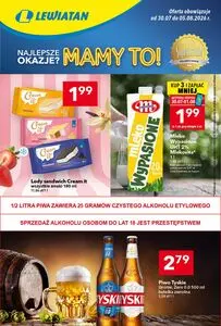 Gazetka promocyjna LEWIATAN, ważna od 2026-07-30 do 2026-08-05.