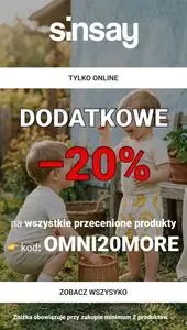 Gazetka promocyjna Sinsay, ważna od 2026-07-31 do 2026-08-05.