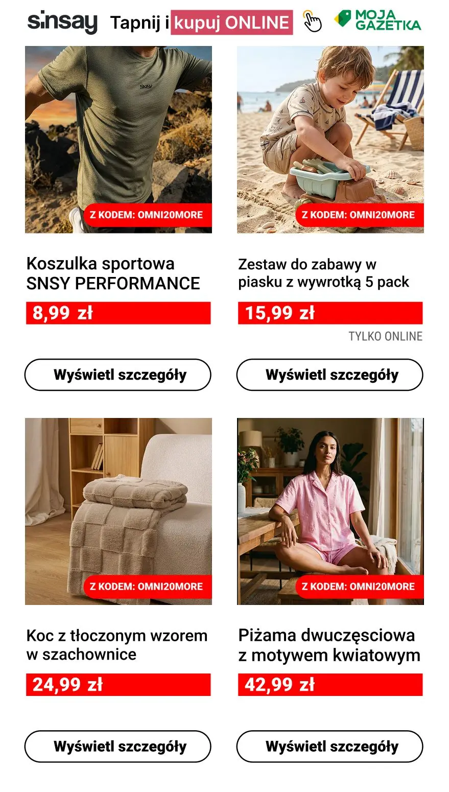 gazetka promocyjna Sinsay 🟡 DODATKOWE -20% na CAŁĄ przecenioną ofertę 🤩 - Strona 2