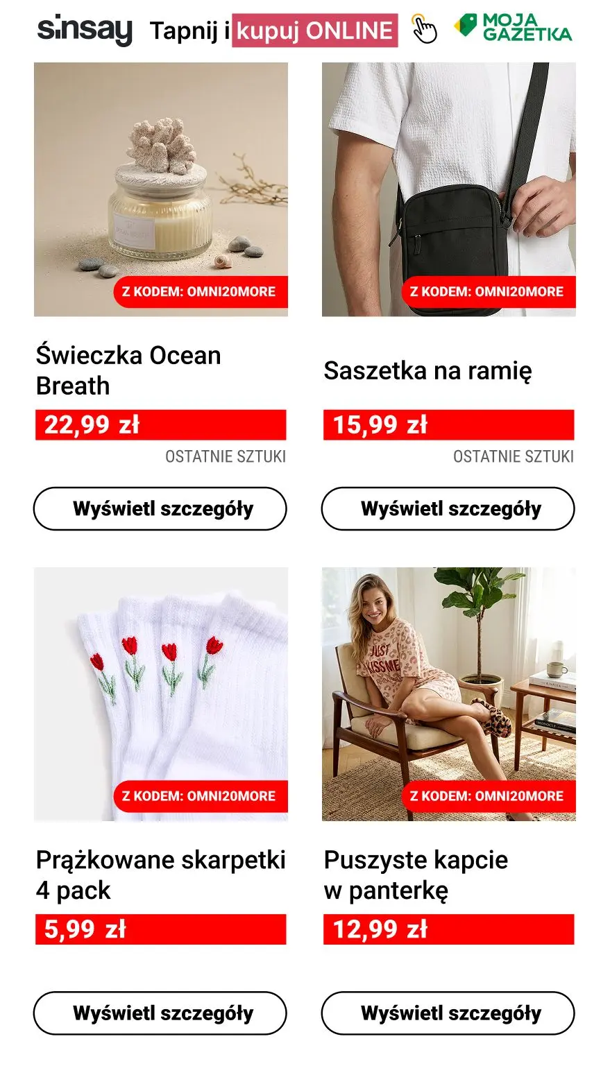 gazetka promocyjna Sinsay 🟡 DODATKOWE -20% na CAŁĄ przecenioną ofertę 🤩 - Strona 3