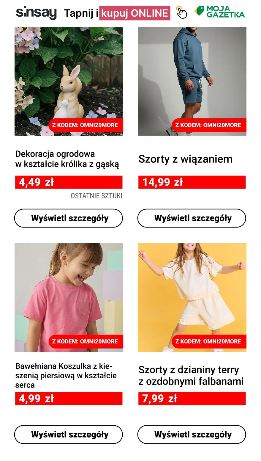 gazetka promocyjna Sinsay 🟡 DODATKOWE -20% na CAŁĄ przecenioną ofertę 🤩 - Strona 5
