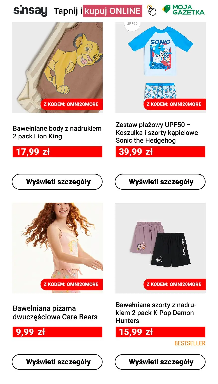 gazetka promocyjna Sinsay 🟡 DODATKOWE -20% na CAŁĄ przecenioną ofertę 🤩 - Strona 6