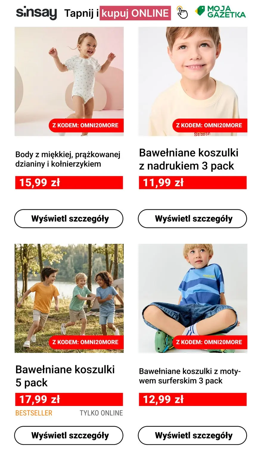 gazetka promocyjna Sinsay 🟡 DODATKOWE -20% na CAŁĄ przecenioną ofertę 🤩 - Strona 10