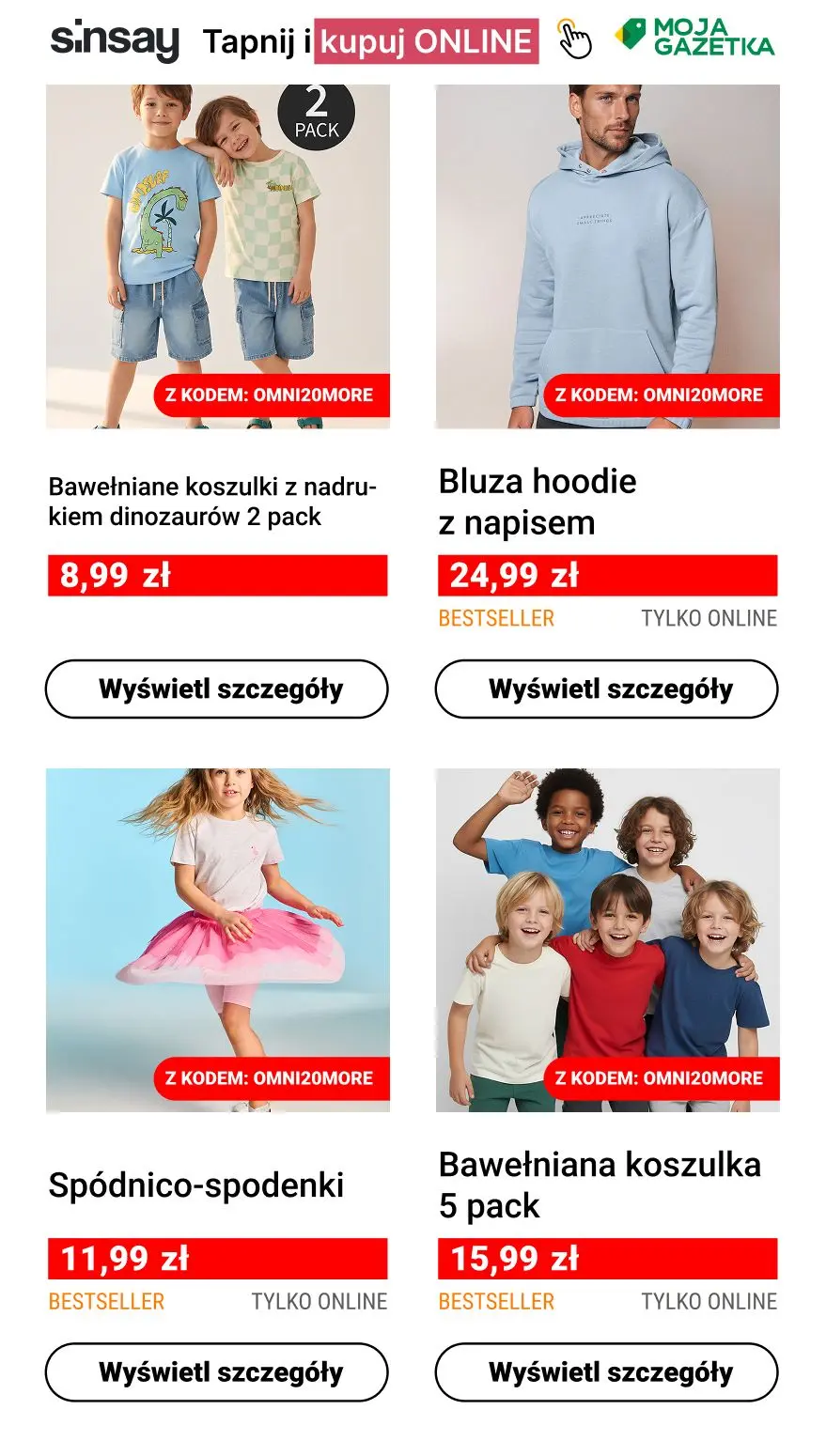 gazetka promocyjna Sinsay 🟡 DODATKOWE -20% na CAŁĄ przecenioną ofertę 🤩 - Strona 11