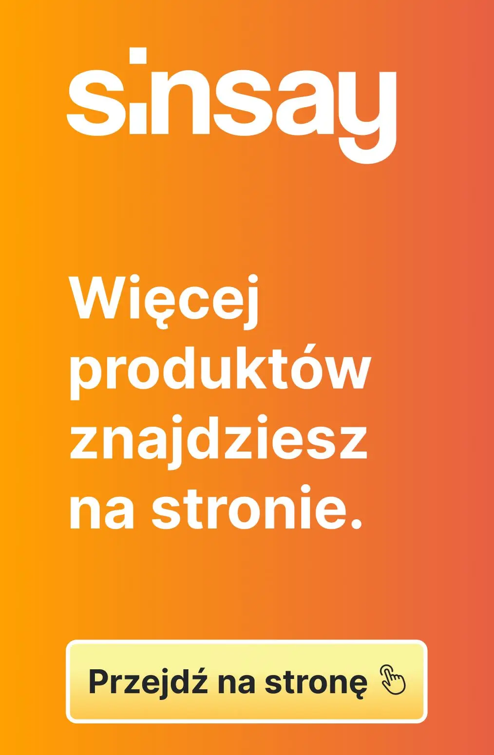 gazetka promocyjna Sinsay 🟡 DODATKOWE -20% na CAŁĄ przecenioną ofertę 🤩 - Strona 12