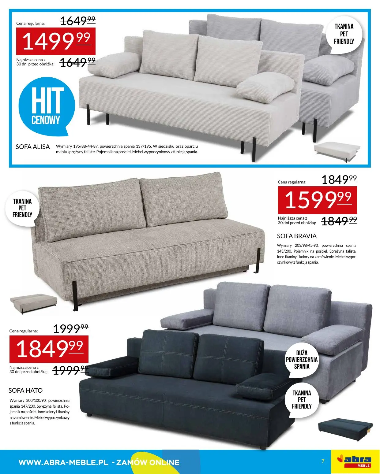 gazetka promocyjna abra meble  - Strona 7