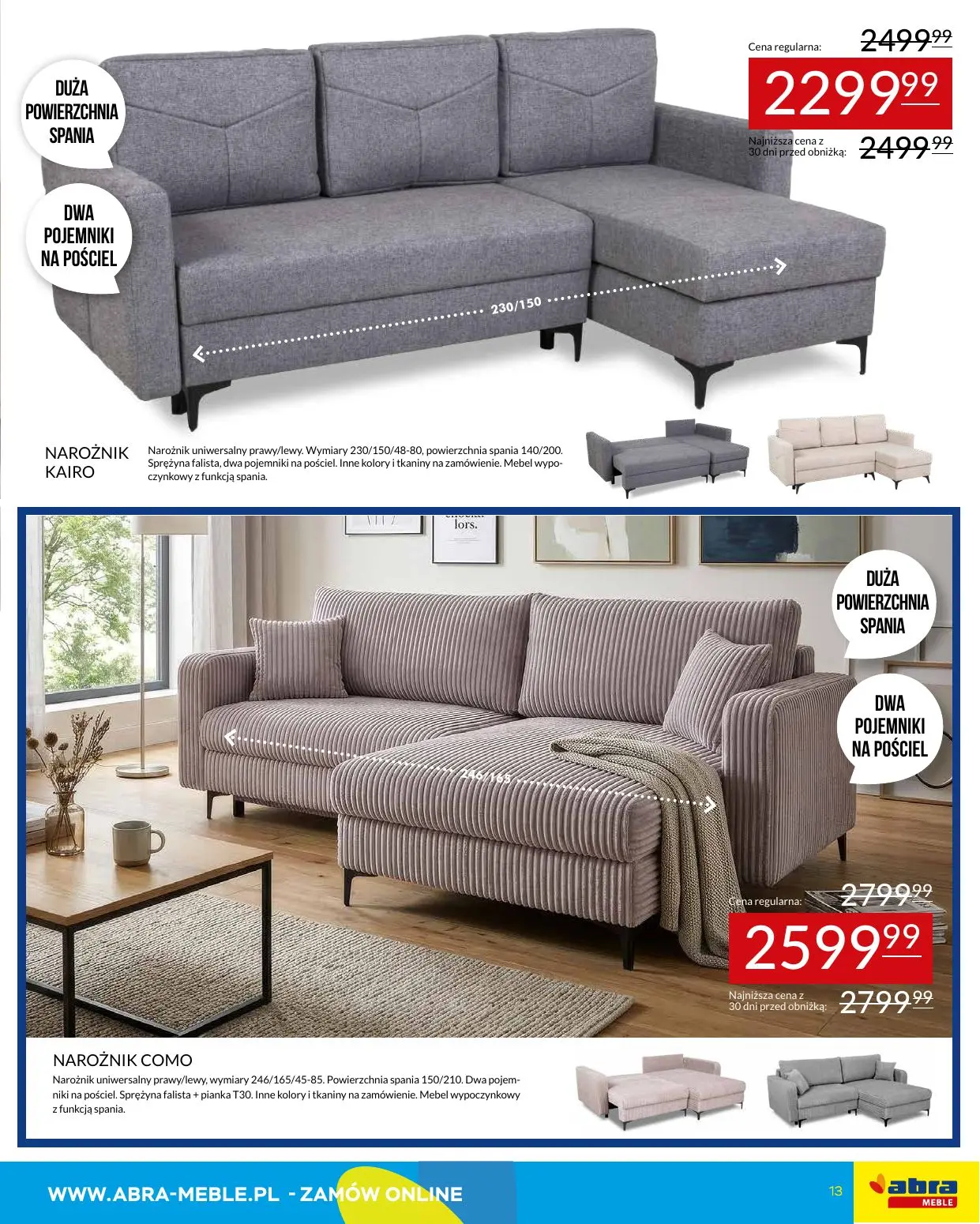gazetka promocyjna abra meble  - Strona 13