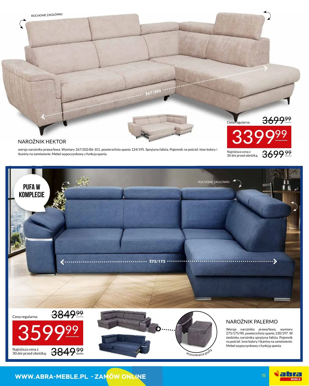 gazetka promocyjna abra meble  - Strona 15