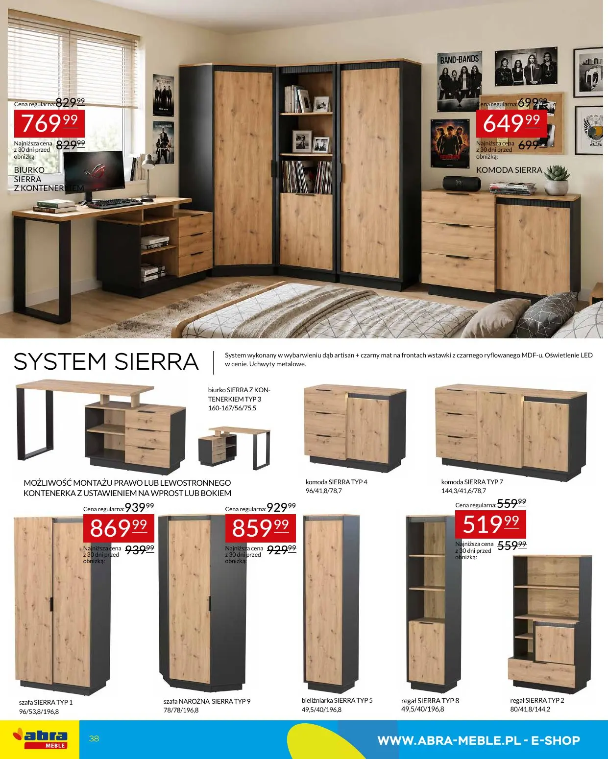 gazetka promocyjna abra meble  - Strona 38