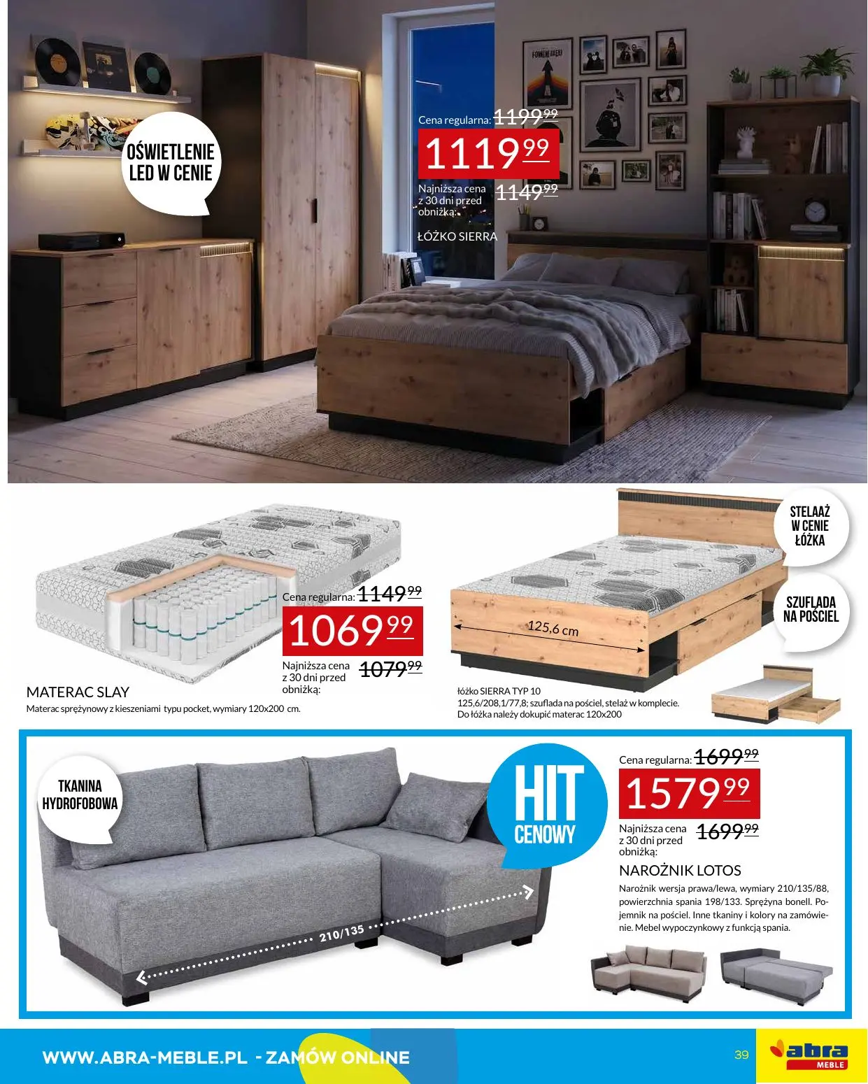 gazetka promocyjna abra meble  - Strona 39