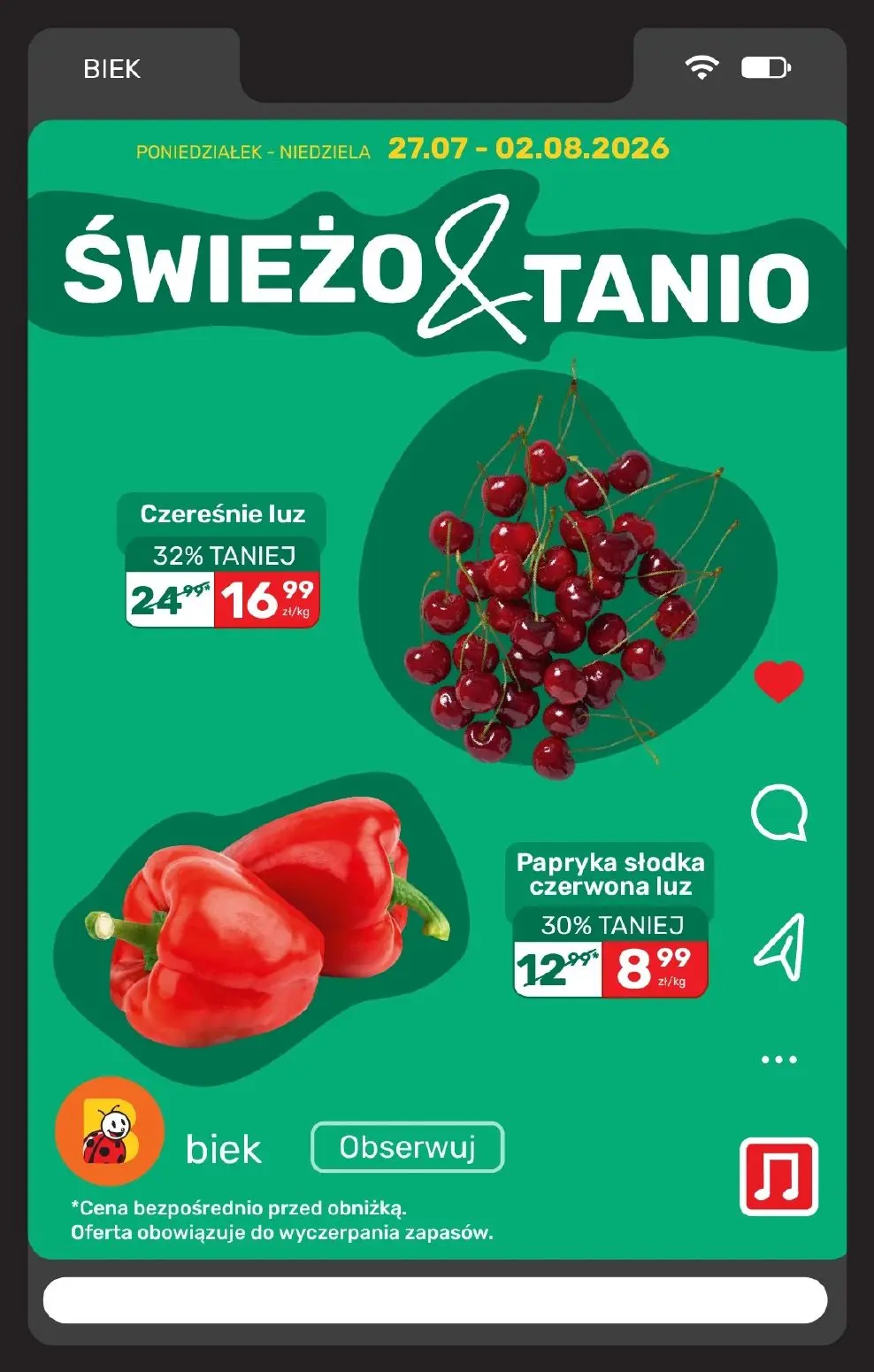 gazetka promocyjna Biedronka Biedronka Biek - Strona 8