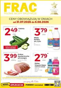 Gazetka promocyjna FRAC, ważna od 2026-07-31 do 2026-08-06.