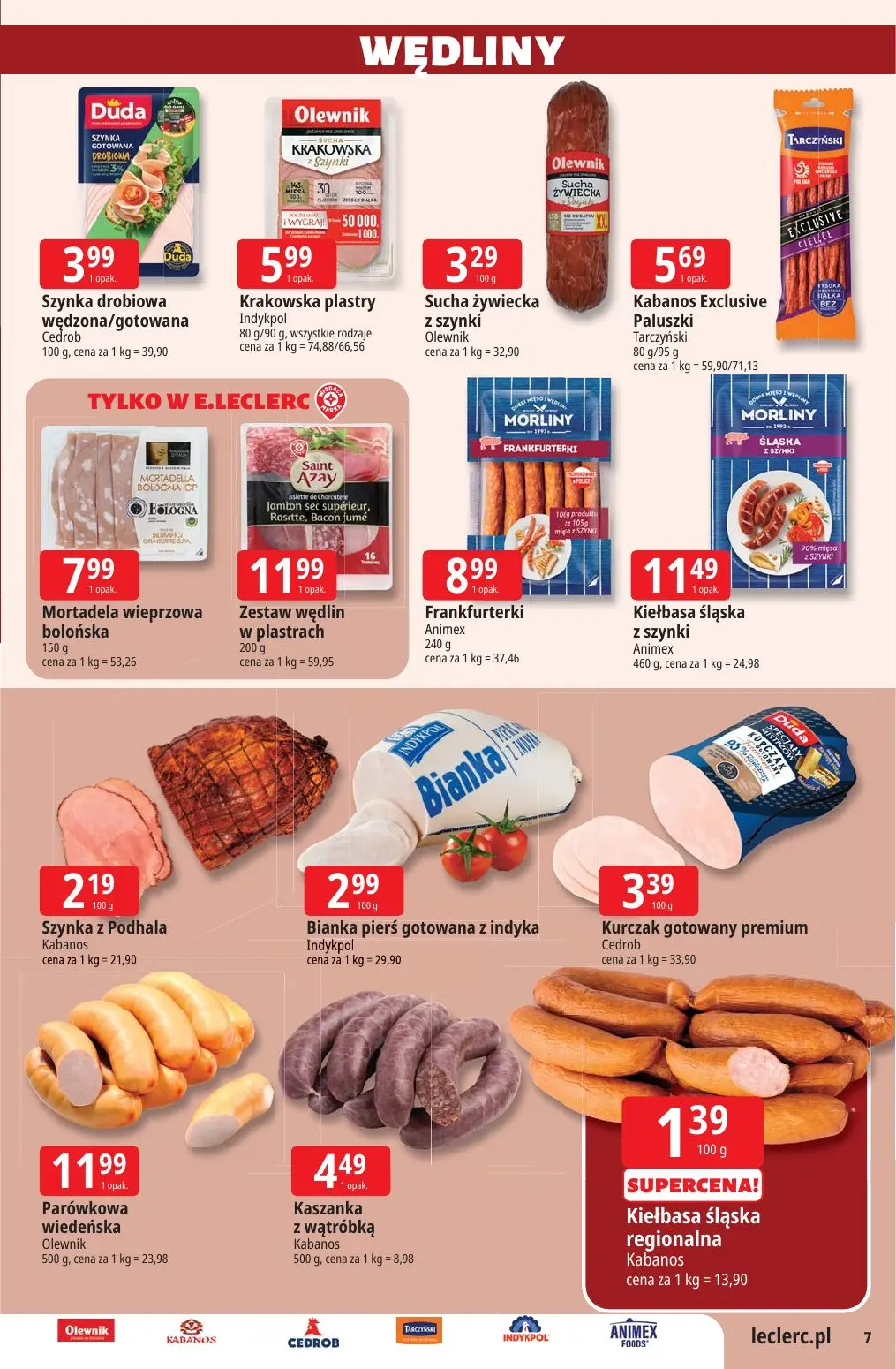 gazetka promocyjna E.Leclerc Hity cenowe - Strona 7