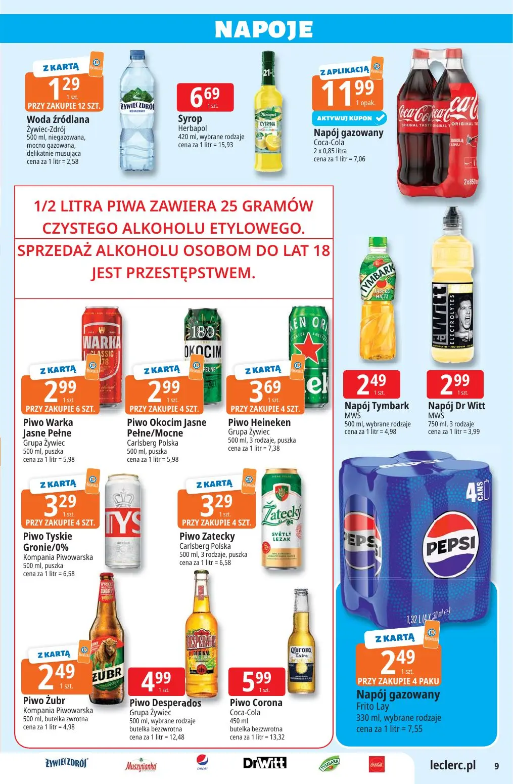 gazetka promocyjna E.Leclerc Hity cenowe - Strona 9