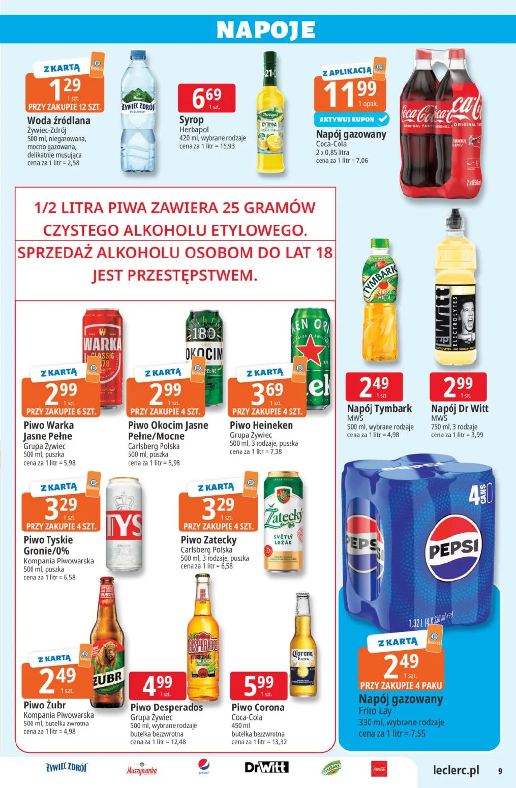 gazetka promocyjna E.Leclerc Hity cenowe - Strona 9
