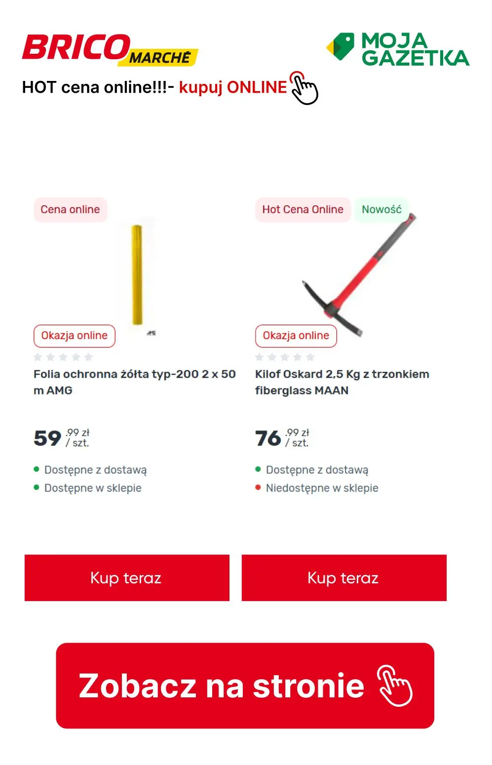 gazetka promocyjna BRICOMARCHE HOT cena Online! - Strona 4