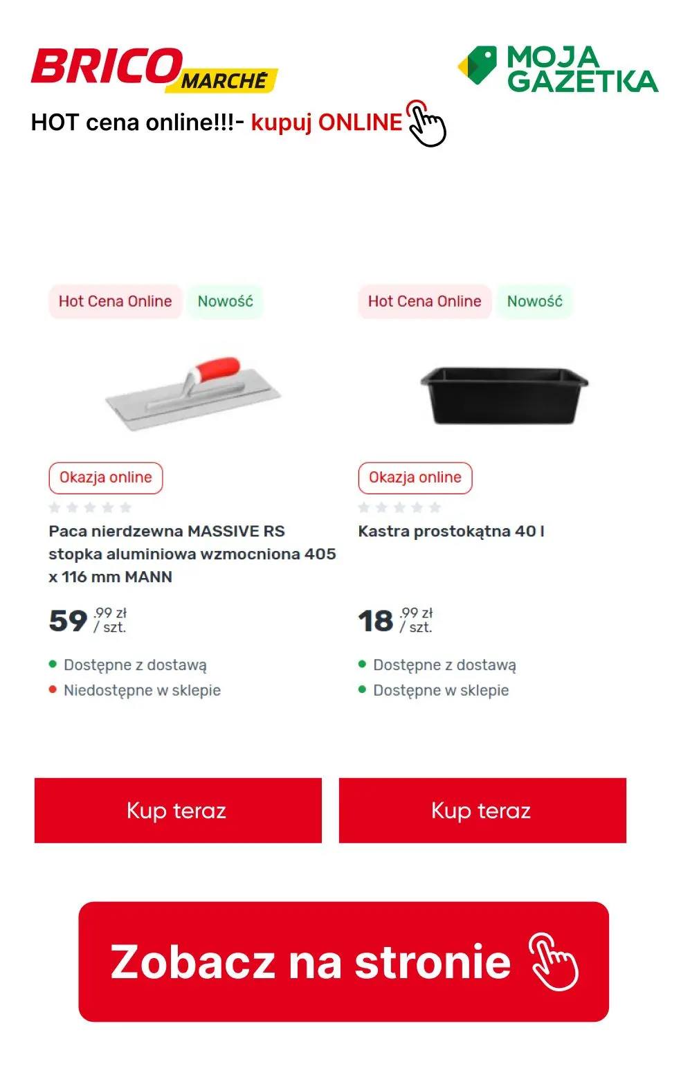 gazetka promocyjna BRICOMARCHE HOT cena Online! - Strona 5