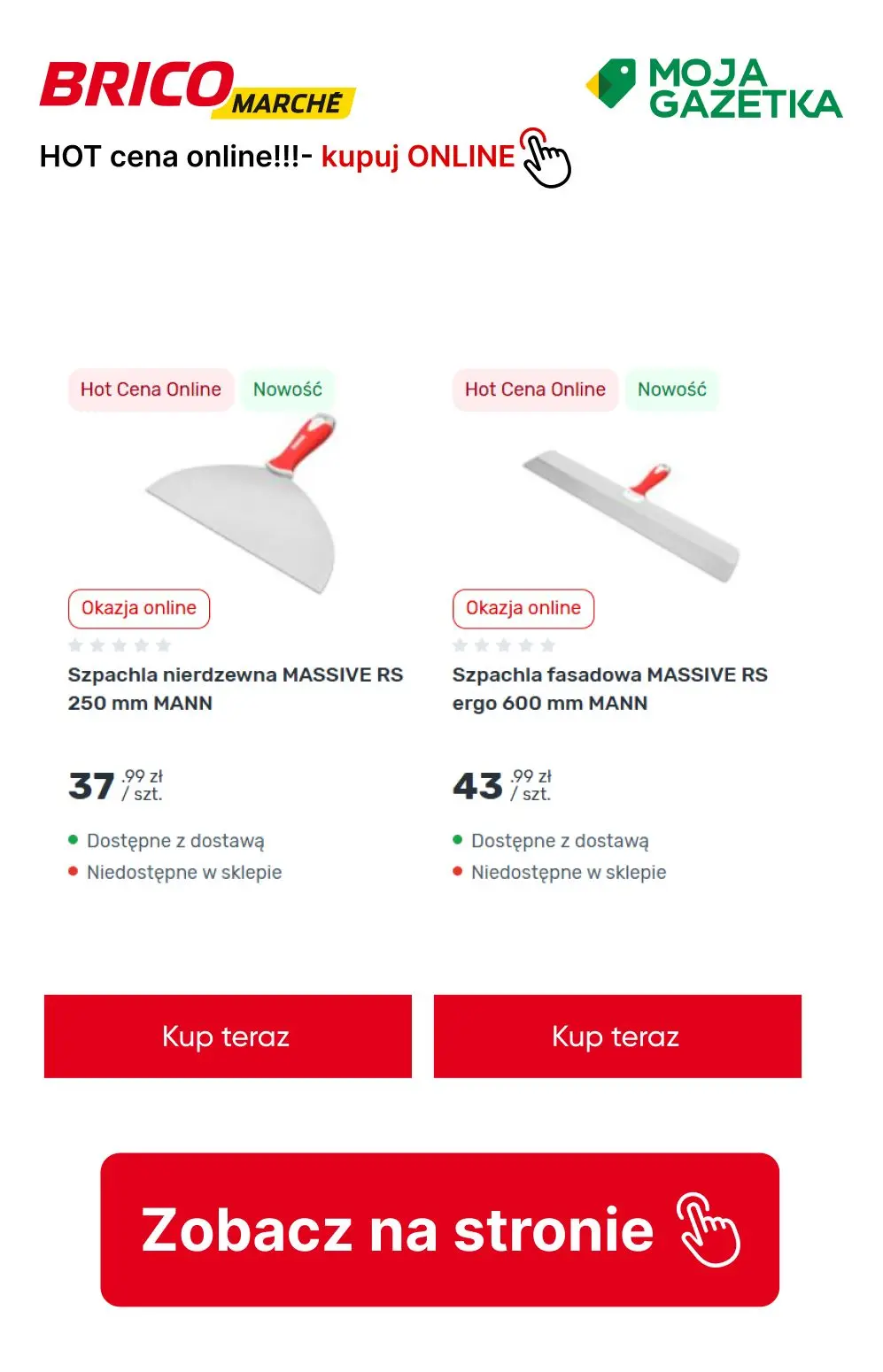 gazetka promocyjna BRICOMARCHE HOT cena Online! - Strona 8