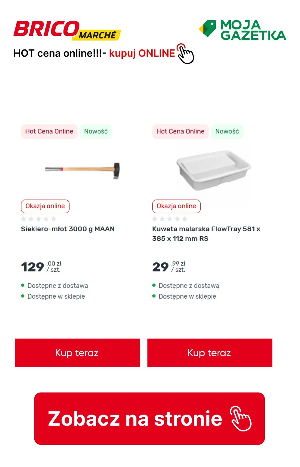 gazetka promocyjna BRICOMARCHE HOT cena Online! - Strona 10