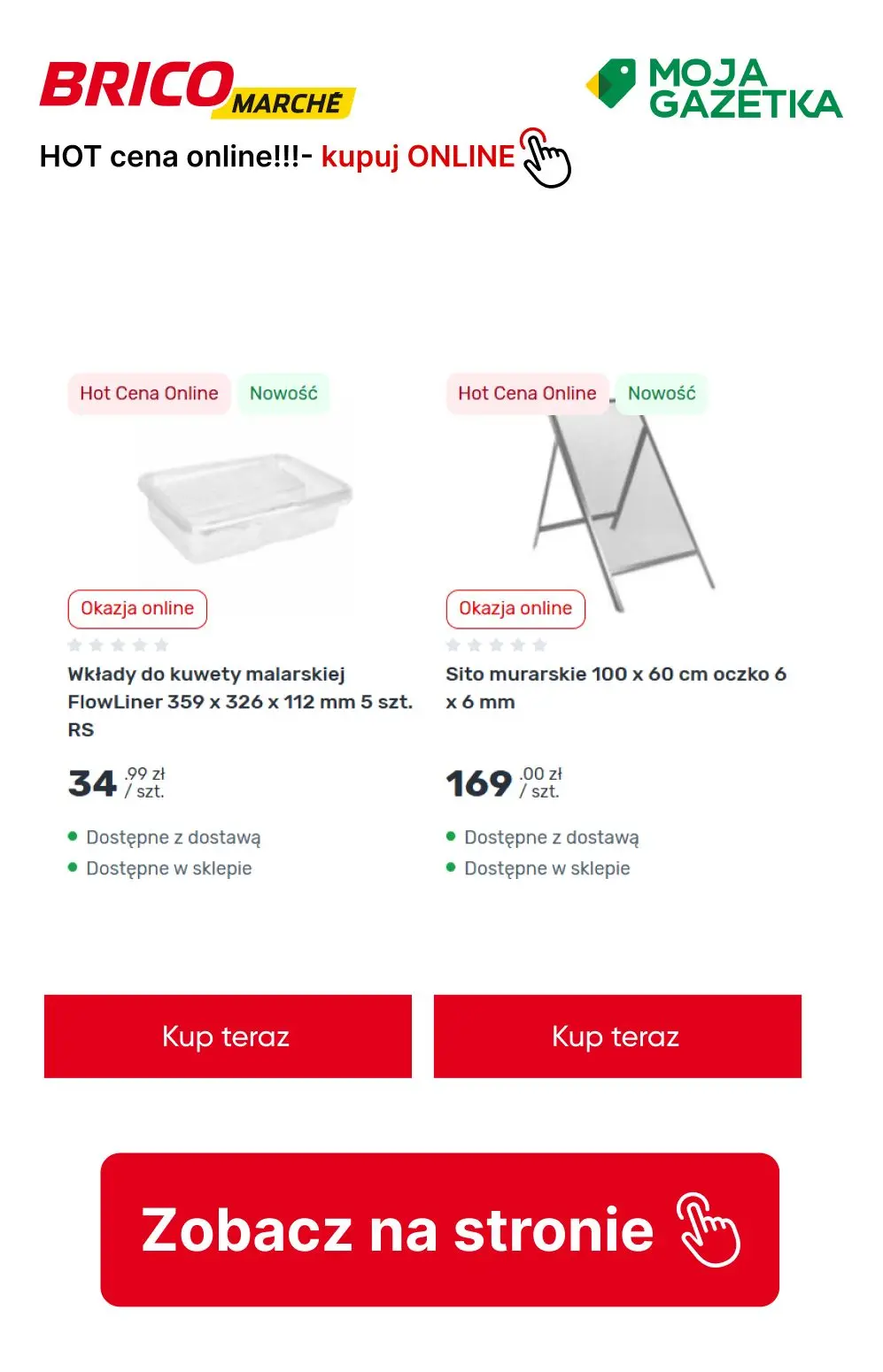 gazetka promocyjna BRICOMARCHE HOT cena Online! - Strona 11