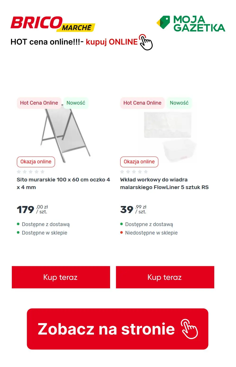 gazetka promocyjna BRICOMARCHE HOT cena Online! - Strona 12