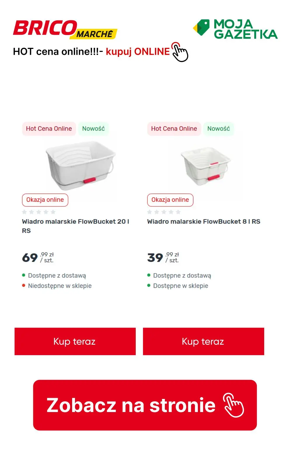 gazetka promocyjna BRICOMARCHE HOT cena Online! - Strona 13