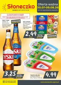 Gazetka promocyjna Słoneczko, ważna od 2026-07-30 do 2026-08-09.