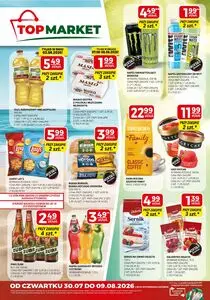 Gazetka promocyjna Top Market, ważna od 2026-07-30 do 2026-08-09.