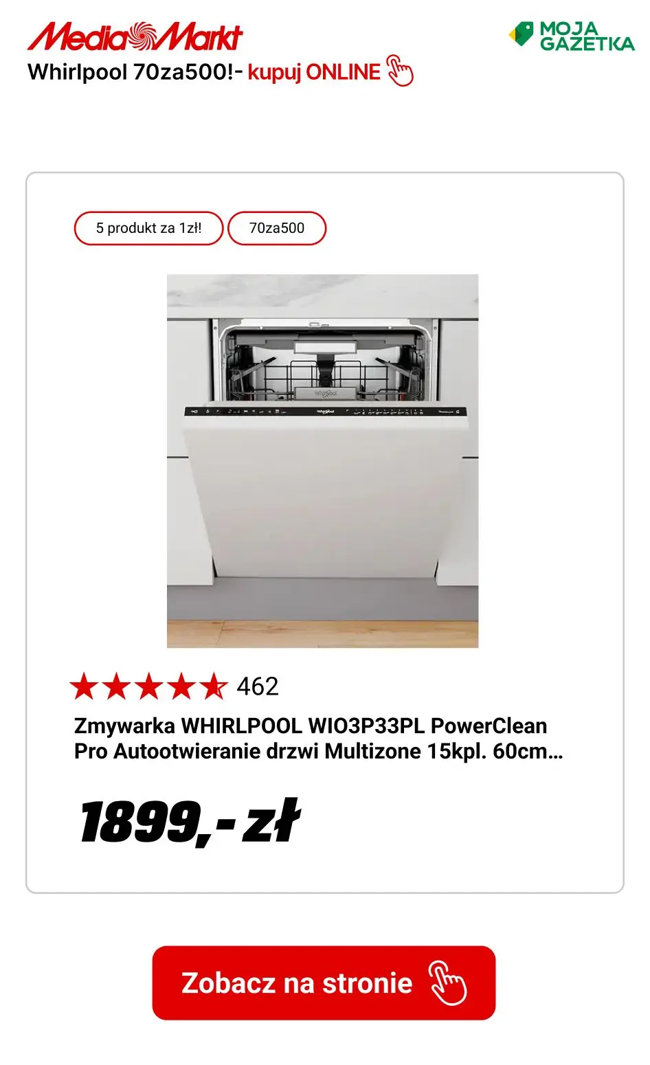 gazetka promocyjna Media Markt Whirlpool 70za500 na pralki, suszarki i zmywarki w zestawie z akcesoriami! - Strona 11