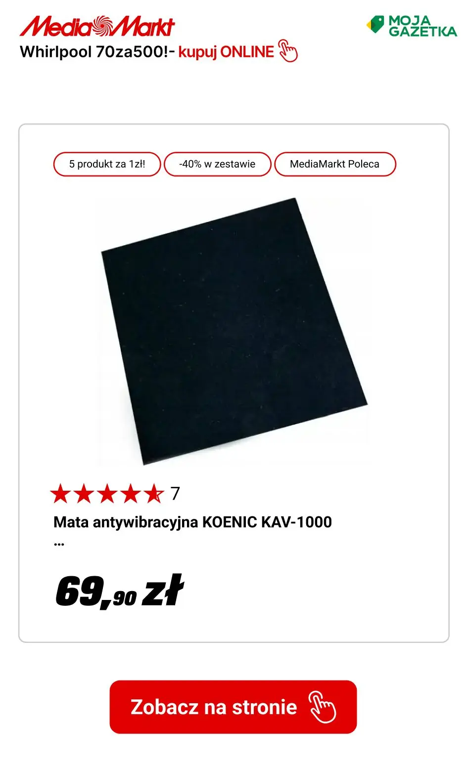 gazetka promocyjna Media Markt Whirlpool 70za500 na pralki, suszarki i zmywarki w zestawie z akcesoriami! - Strona 14