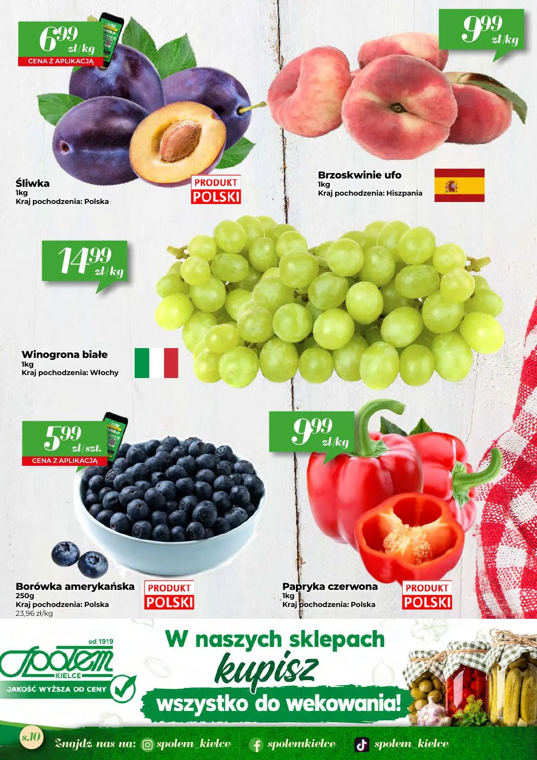 gazetka promocyjna Społem Kielce  - Strona 10