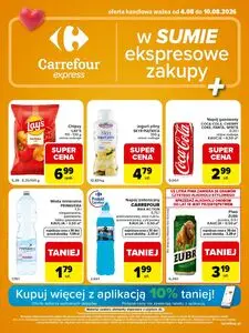 Gazetka promocyjna Carrefour Express, ważna od 2026-08-04 do 2026-08-10.