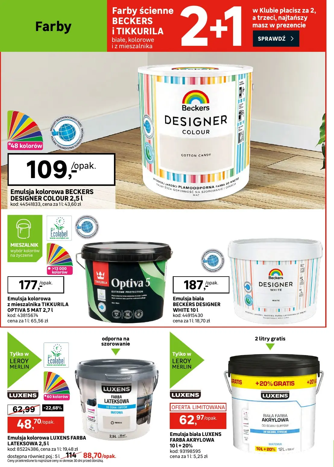 gazetka promocyjna Leroy Merlin Czas na remont w niskich cenach - Strona 12