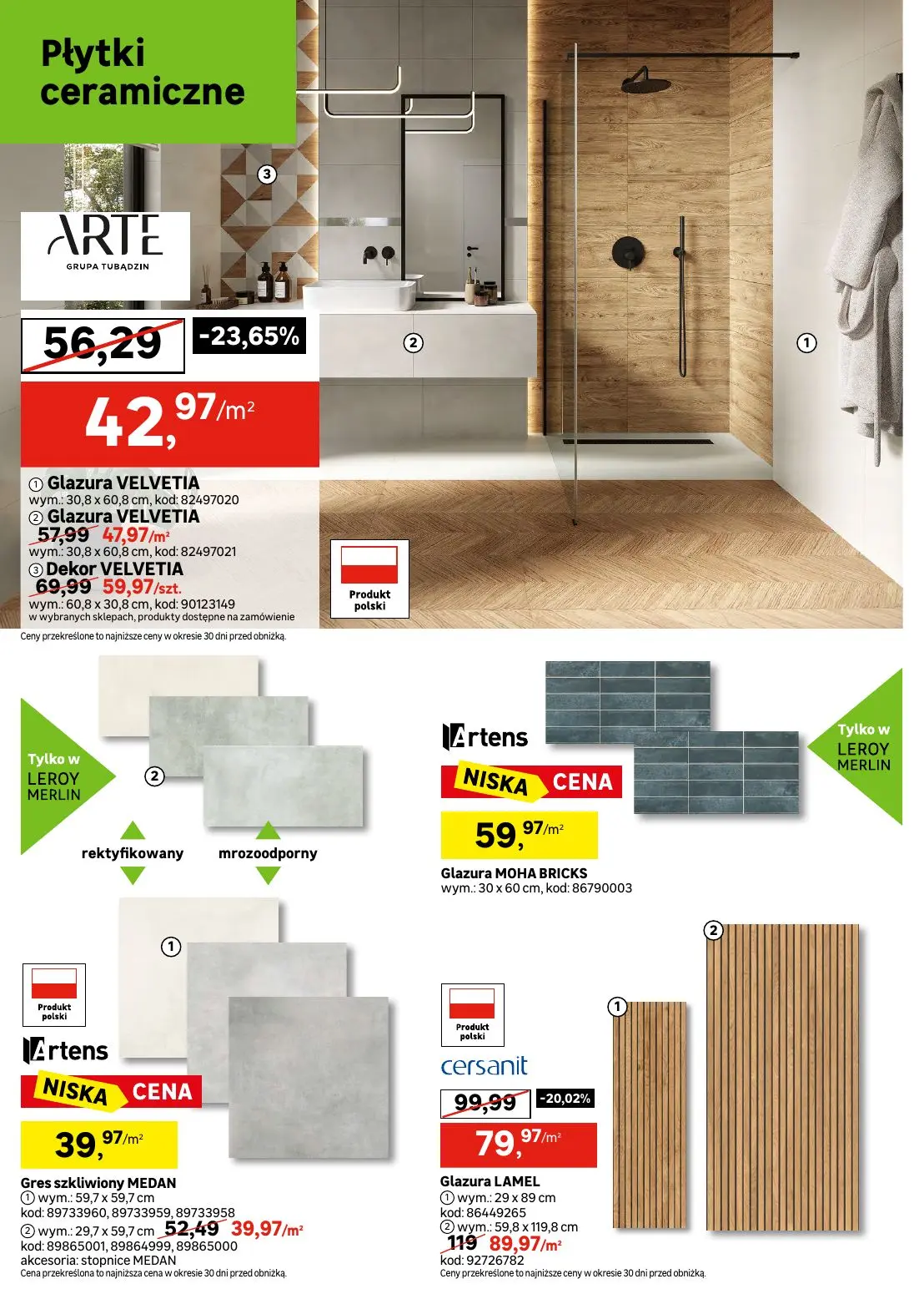 gazetka promocyjna Leroy Merlin Czas na remont w niskich cenach - Strona 16