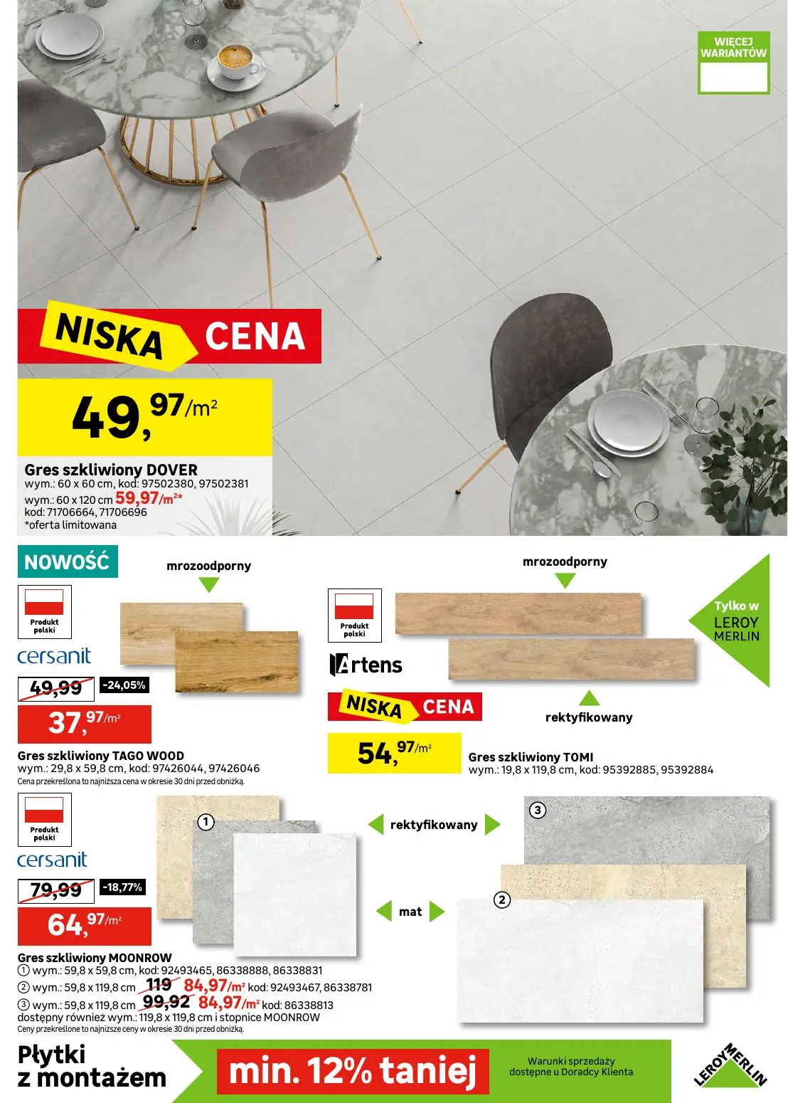 gazetka promocyjna Leroy Merlin Czas na remont w niskich cenach - Strona 17