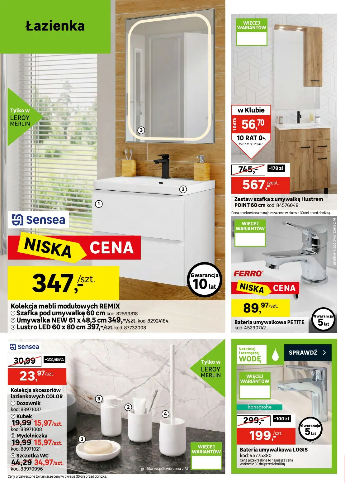 gazetka promocyjna Leroy Merlin Czas na remont w niskich cenach - Strona 20