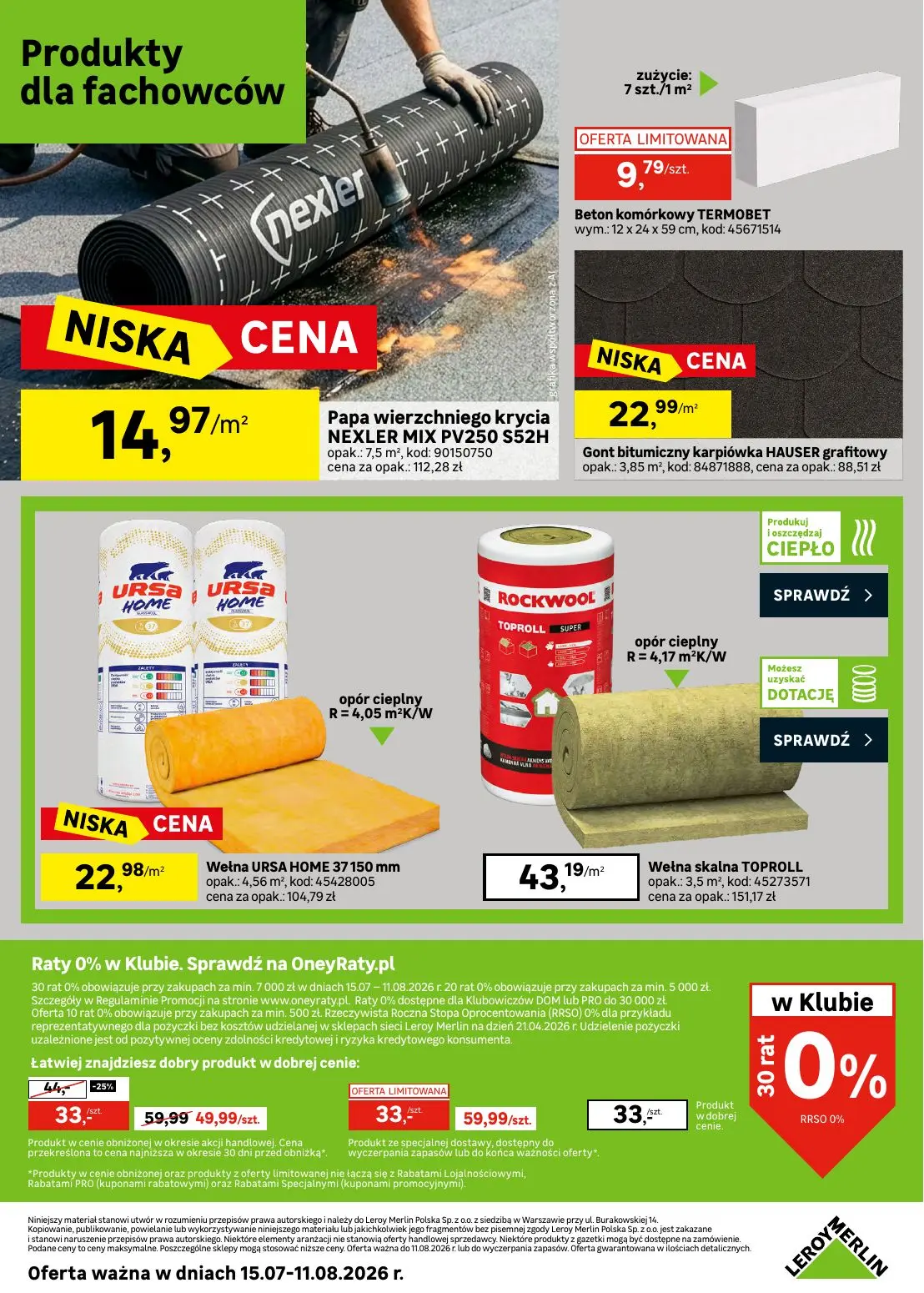gazetka promocyjna Leroy Merlin Czas na remont w niskich cenach - Strona 40