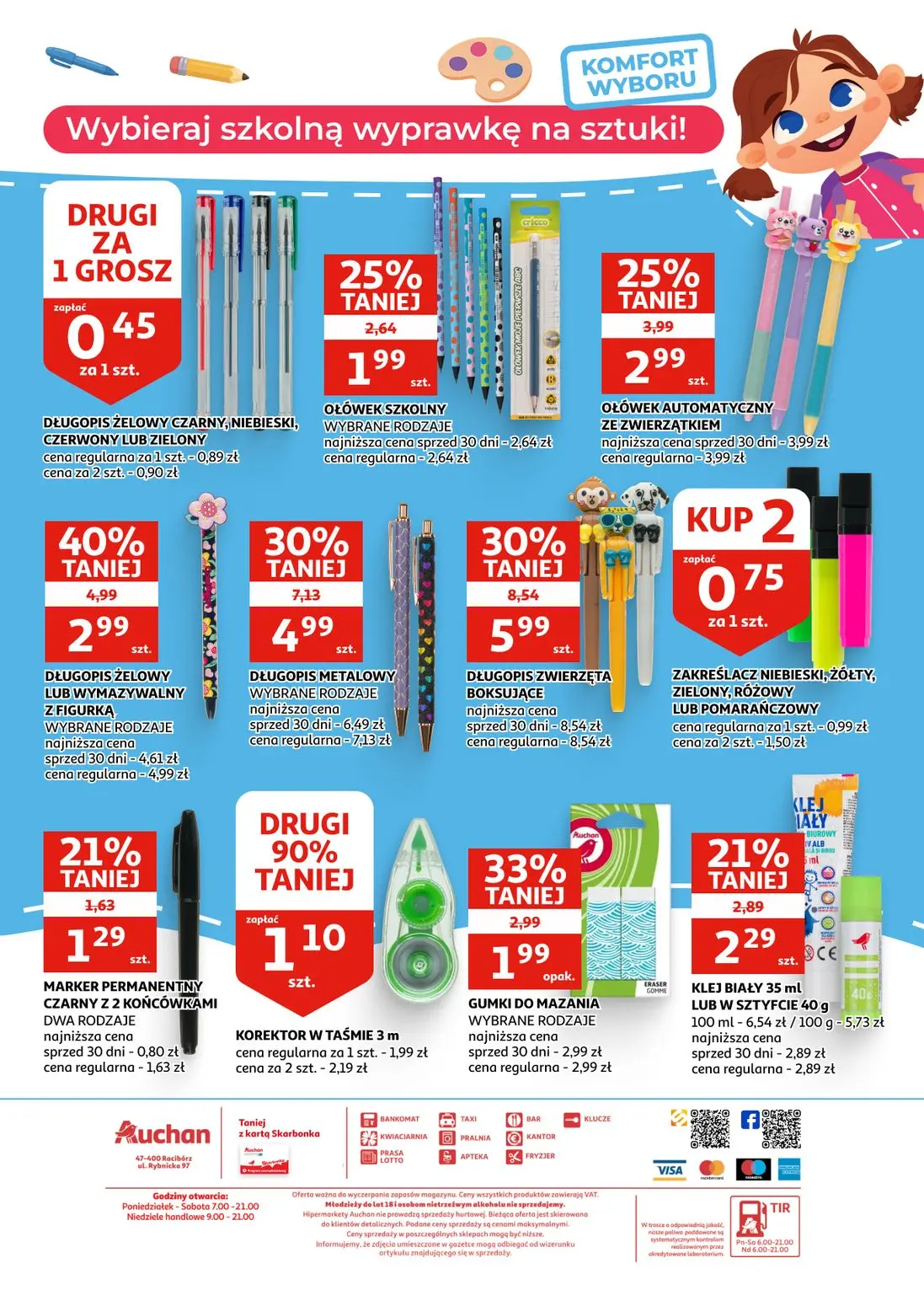 gazetka promocyjna Auchan Racibórz - Katalog Szkoła - Strona 16