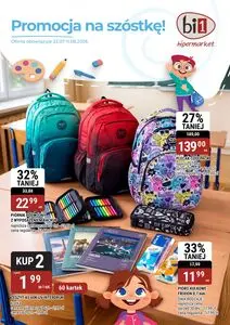Gazetka promocyjna bi1, ważna od 2026-07-22 do 2026-08-11.