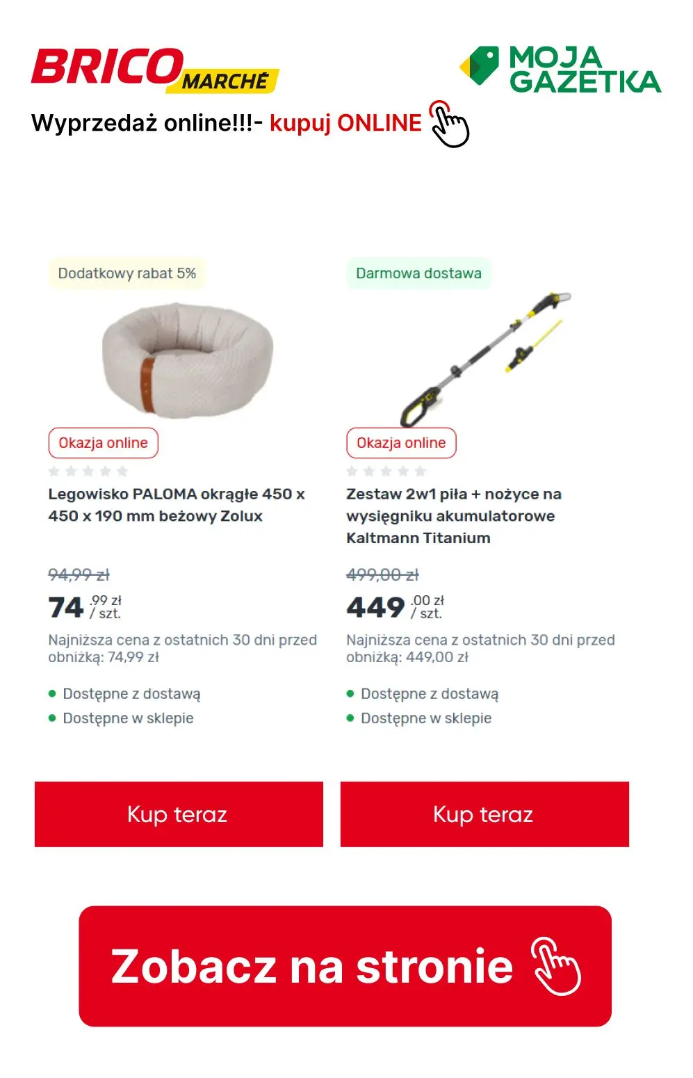 gazetka promocyjna BRICOMARCHE Wyprzedaż Online! - Strona 3