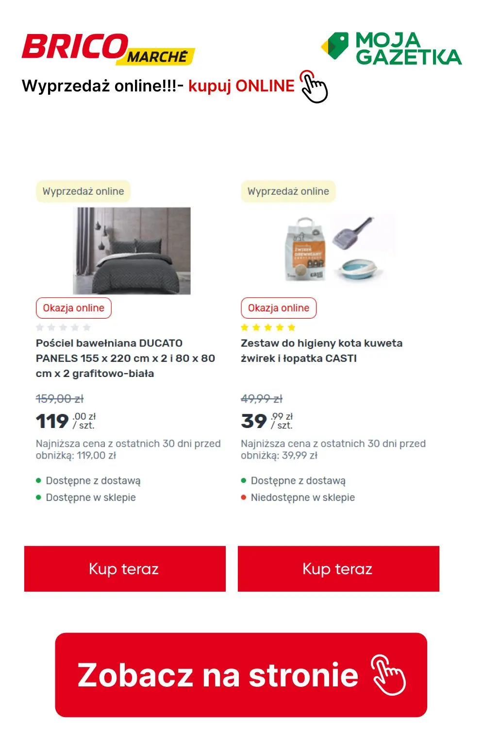 gazetka promocyjna BRICOMARCHE Wyprzedaż Online! - Strona 5