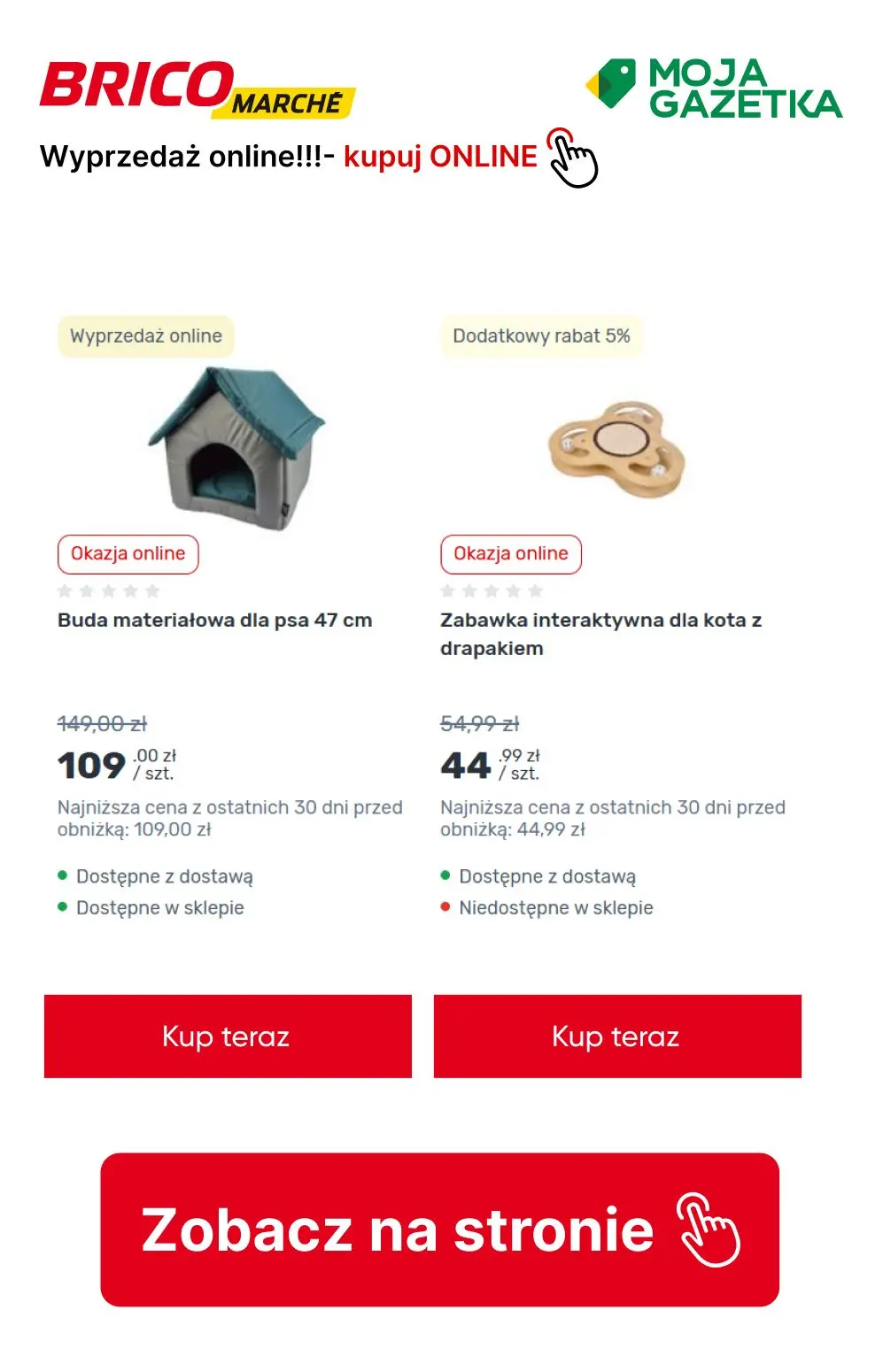 gazetka promocyjna BRICOMARCHE Wyprzedaż Online! - Strona 6