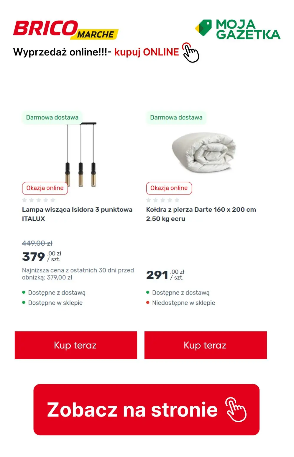 gazetka promocyjna BRICOMARCHE Wyprzedaż Online! - Strona 7