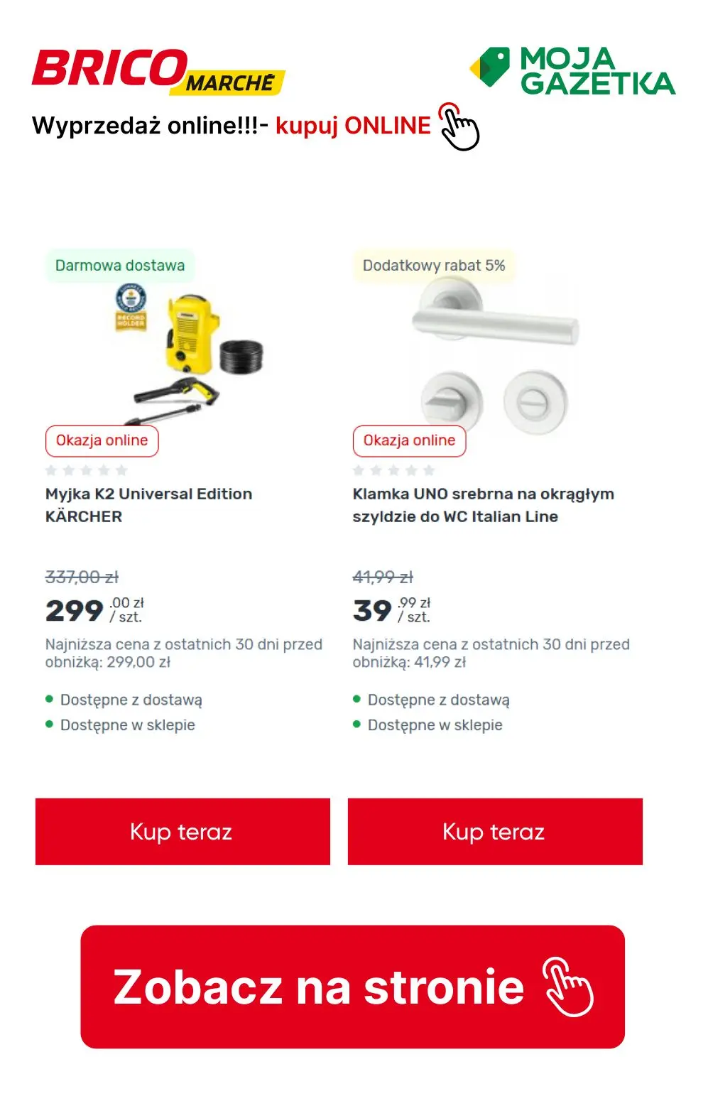 gazetka promocyjna BRICOMARCHE Wyprzedaż Online! - Strona 8
